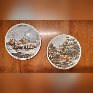 Currier and Ive's Collector's Plates